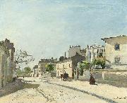Johan Barthold Jongkind Rue Notre-Dame, Paris oil painting artist